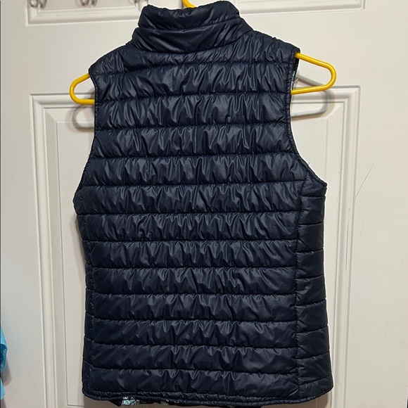 Navy Quilted Vest with Logo - Picture 3 of 12